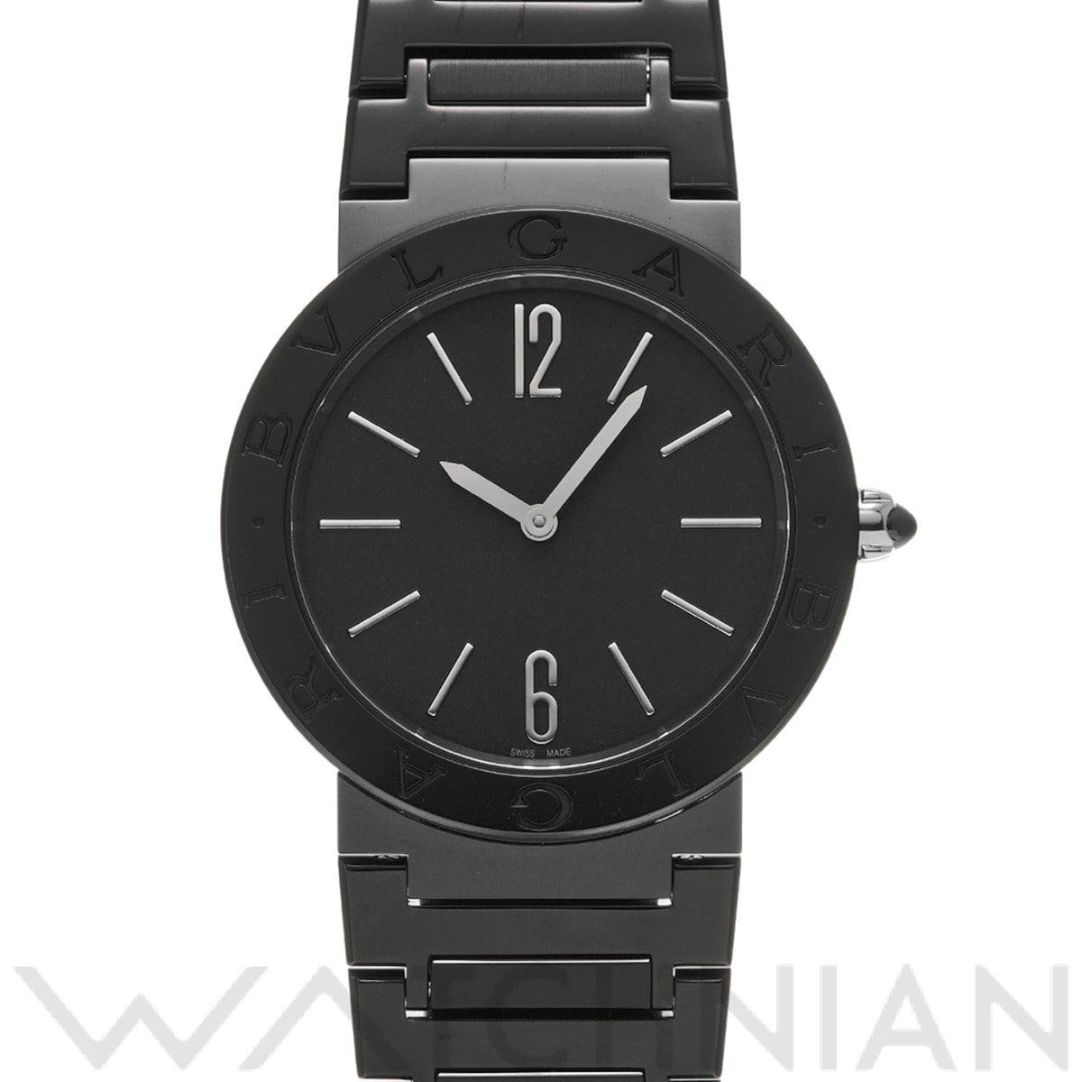 ブルガリ ブルガリブルガリ BB33S ブラックラッカー レディース 時計 【中古】【wristwatch】