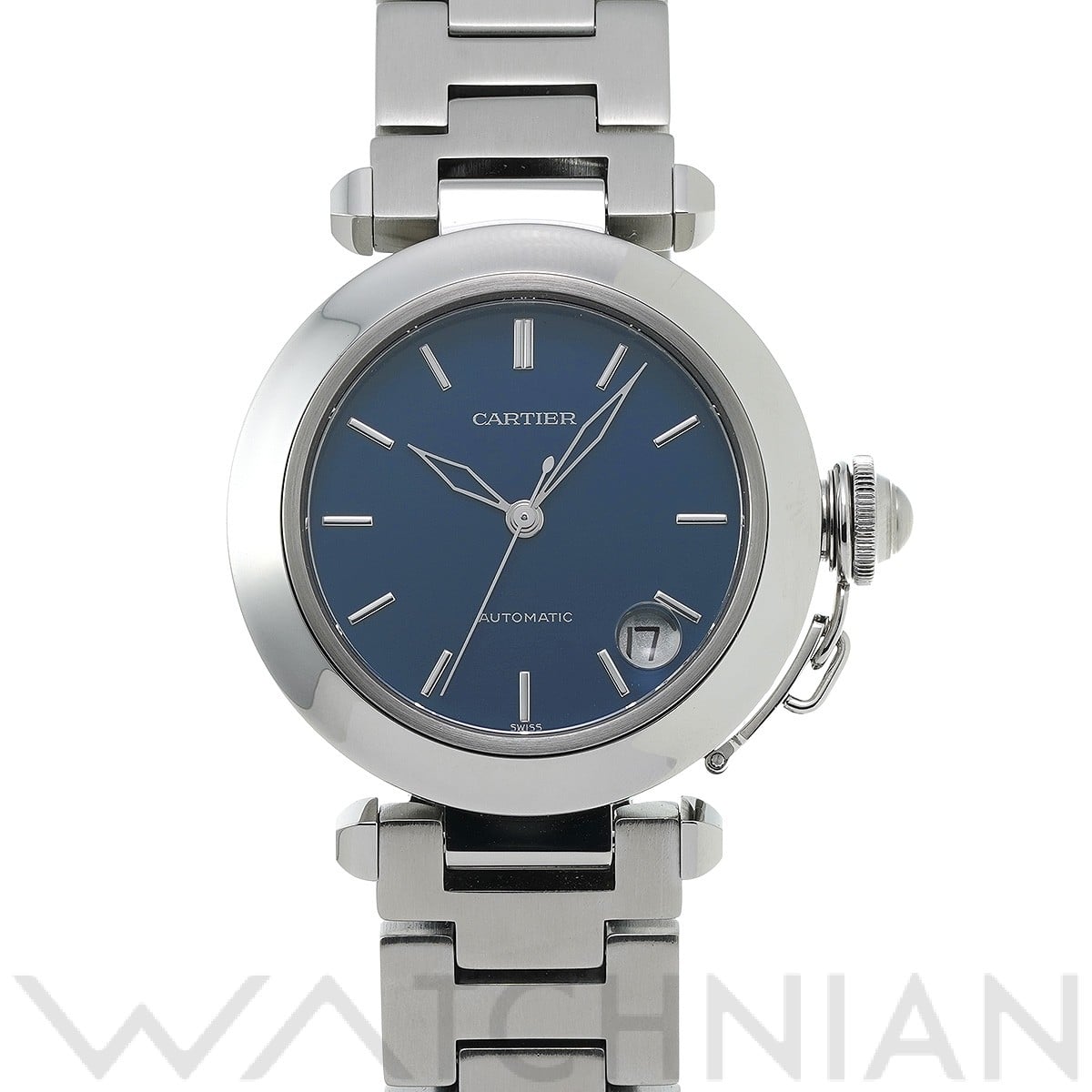 カルティエ / CARTIER パシャC W31014M7 ブルー ユニセックス 時計 【中古】【wristwatch】