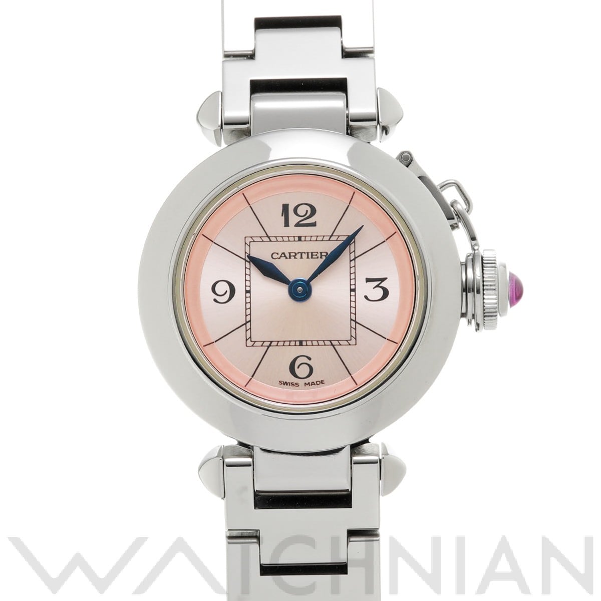 カルティエ / CARTIER ミスパシャ W3140008 ピンク レディース 時計 【中古】【wristwatch】