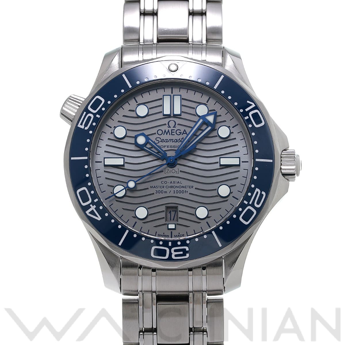 オメガ / OMEGA シーマスター ダイバー300 コーアクシャル マスタークロノメーター 210.30.42.20.06.001 グレー メンズ 時計 【中古】【wristwatch】