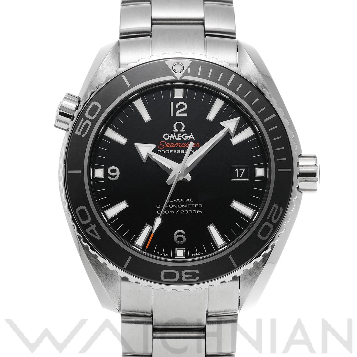 オメガ / OMEGA シーマスター プラネットオーシャン 600 コーアクシャル 232.30.46.21.01.001 ブラック メンズ 時計 【中古】【wristwatch】
