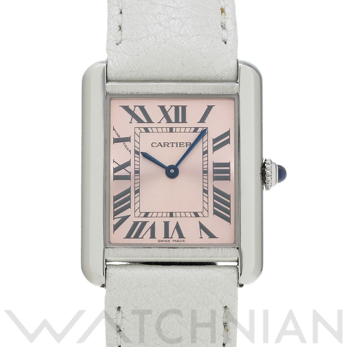 タンク ソロ SM W5200000 ピンク カルティエ CARTIER レディース 【中古】