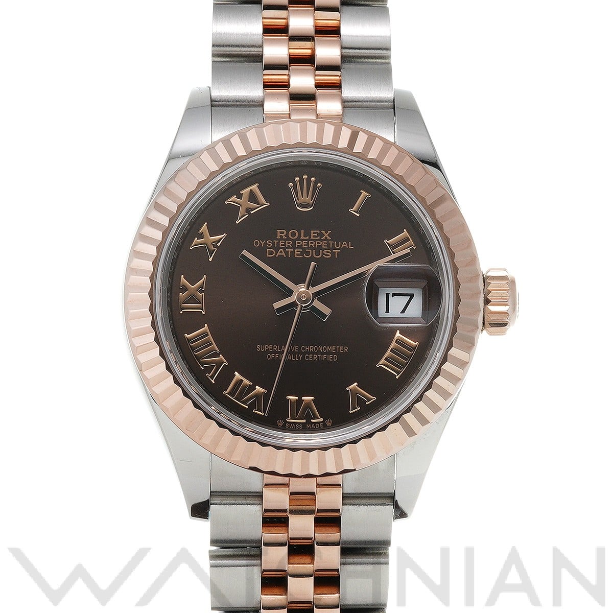 ロレックス レディ デイトジャスト 28 279171 チョコレート レディース 時計 【中古】【wristwatch】