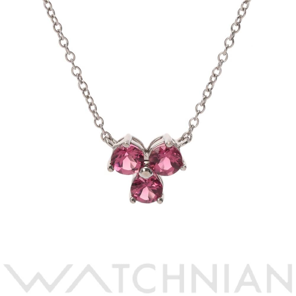 ティファニー アリア ネックレス シルバー K18ホワイトゴールド WG レディース ジュエリー 【中古】【jewelry】