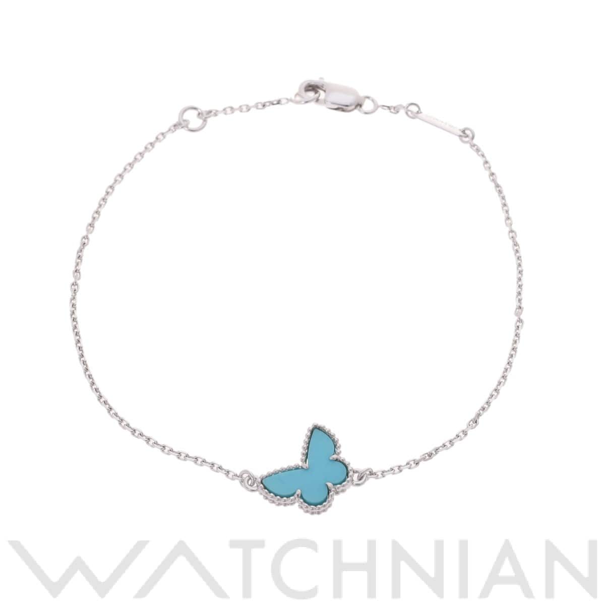 ヴァン クリーフ&アーペル スウィートアルハンブラ ブレスレット シルバー K18ホワイトゴールド WG レディース ジュエリー 【中古】【jewelry】