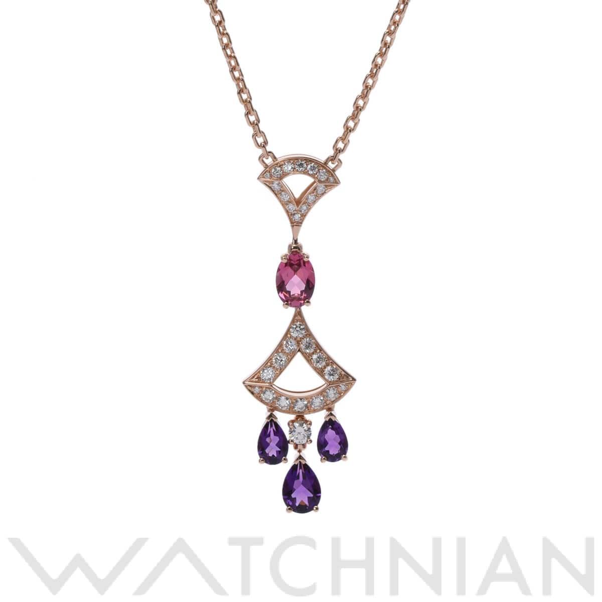 ブルガリ ディーヴァドリーム ネックスレス  ゴールド K18ピンクゴールド PG レディース ジュエリー 【中古】【jewelry】
