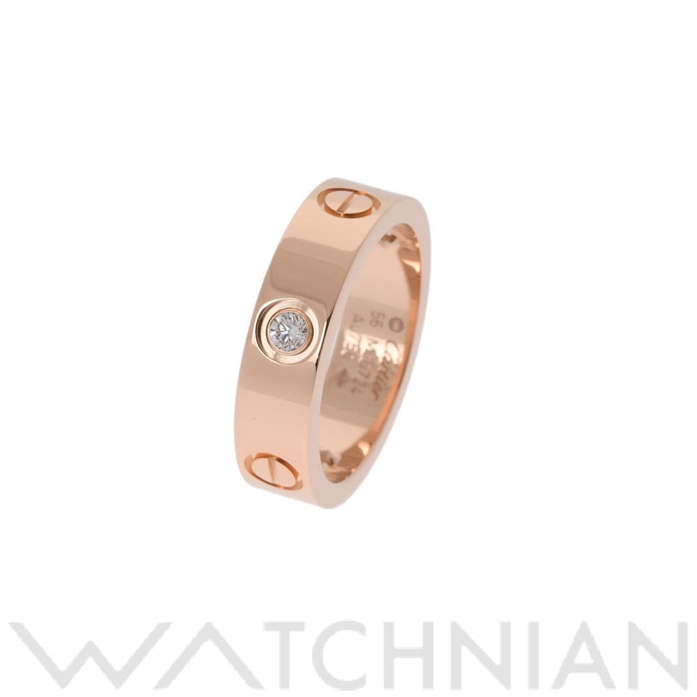 カルティエ ラブリング 3PD #56  ゴールド K18ピンクゴールド PG レディース ジュエリー 【中古】【jewelry】