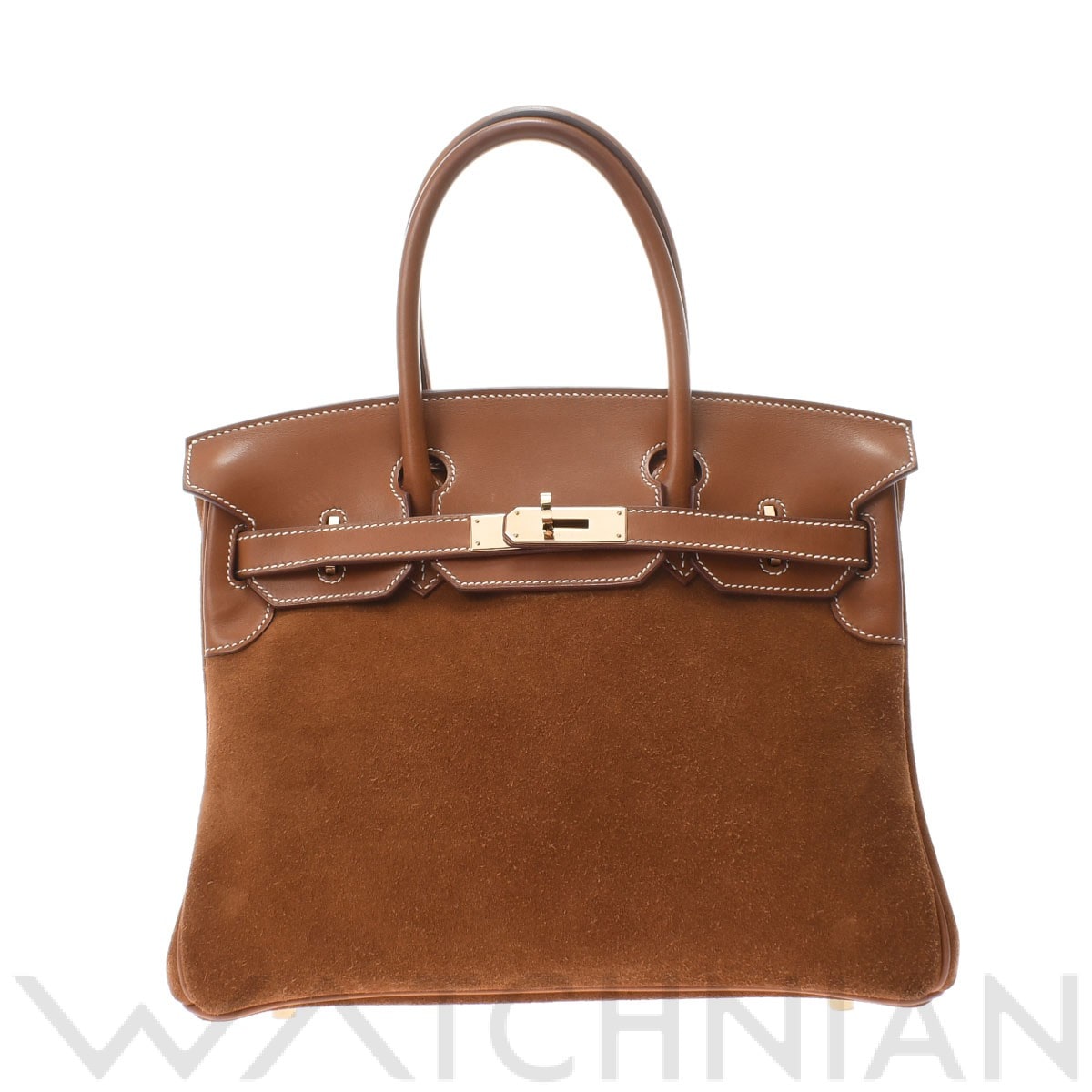 エルメス バーキン 30 フォーブ バレニア/グリズリー レディース バッグ 【中古】【bag】