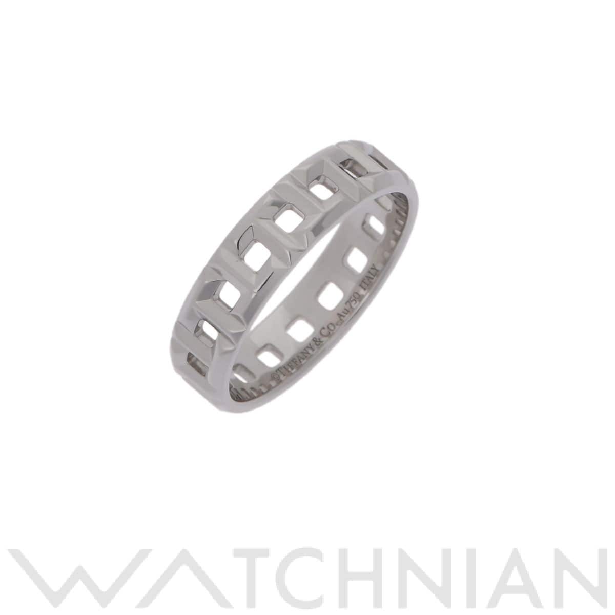 ティファニー Tトゥルーリング シルバー K18ホワイトゴールド WG ユニセックス ジュエリー 【中古】【jewelry】