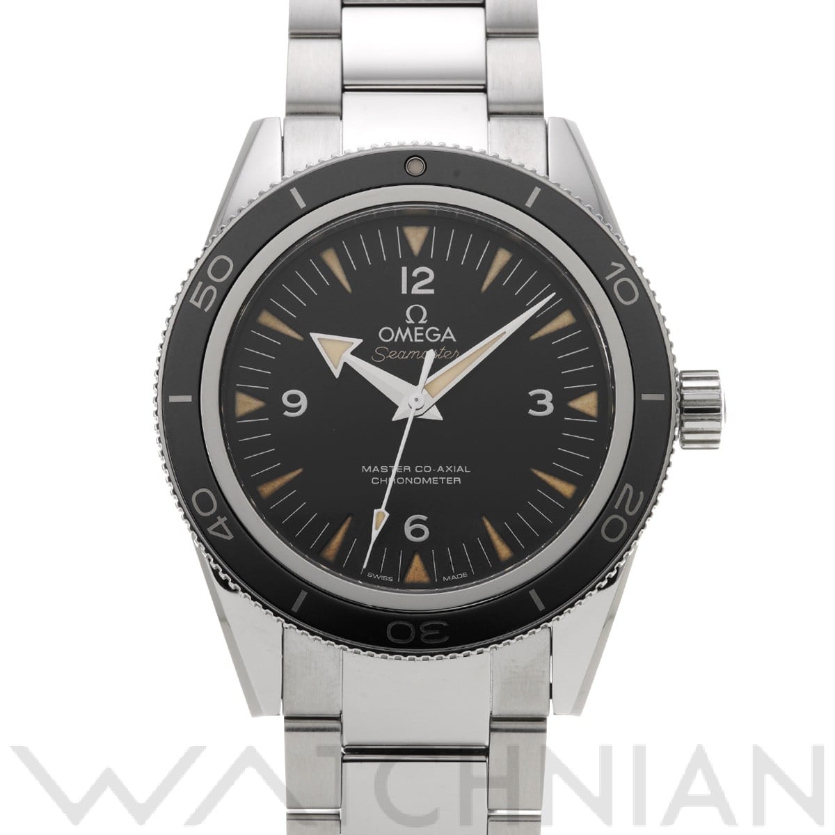 オメガ / OMEGA シーマスター 300 マスターコーアクシャル 233.30.41.21.01.001 ブラック メンズ 時計 【中古】【wristwatch】