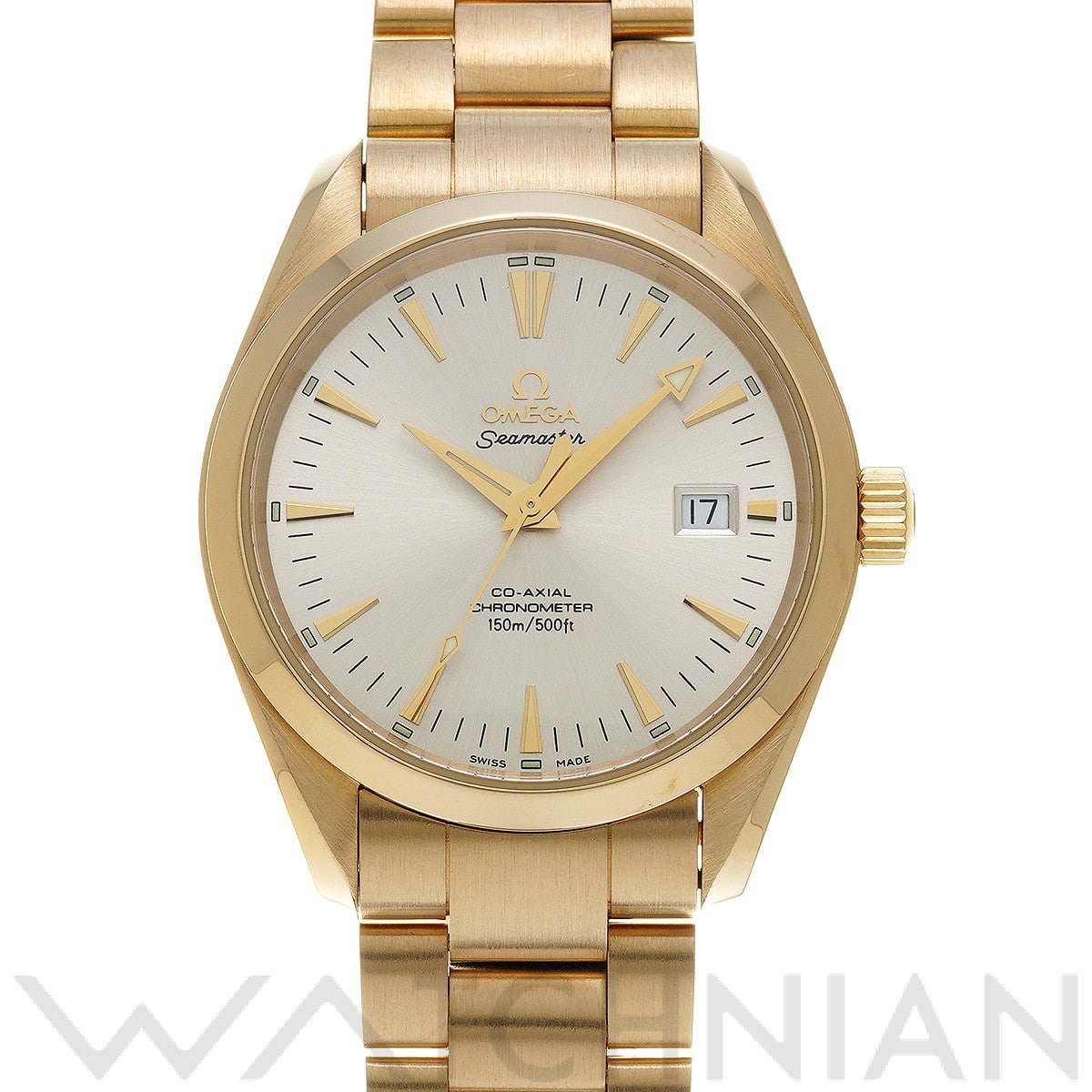 オメガ / OMEGA シーマスター アクアテラ コーアクシャル 2103.30 シルバー メンズ 時計 【中古】【wristwatch】