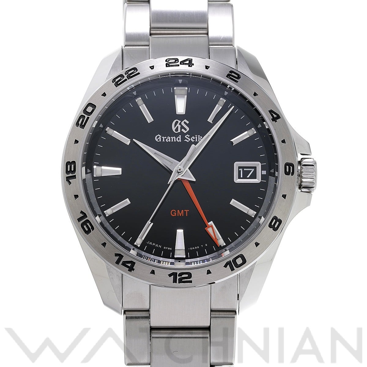 グランドセイコー / Grand Seiko スポーツコレクション クォーツ GMT SBGN003 ブラック メンズ 時計 【中古】【wristwatch】