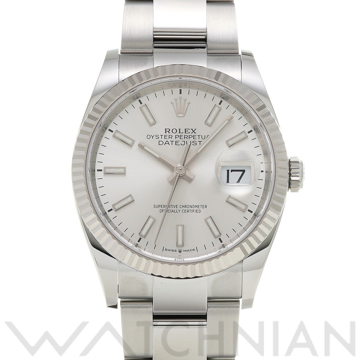 ロレックス デイトジャスト 36 126234 シルバー メンズ 時計 【中古】【wristwatch】