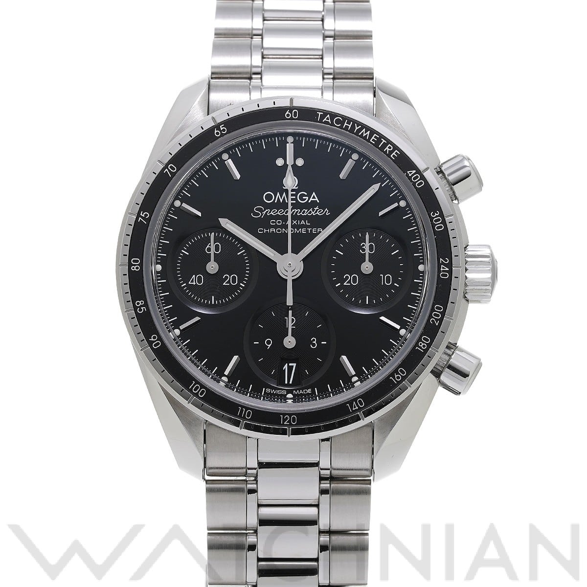オメガ / OMEGA スピードマスター 38 コーアクシャル 324.30.38.50.01.001 ブラック メンズ 時計 【中古】【wristwatch】
