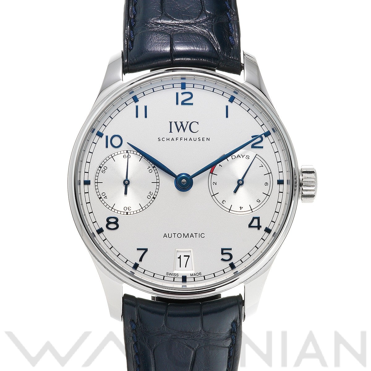 ポルトギーゼ オートマティック 7デイズ IW500705 シルバー インターナショナルウォッチカンパニー IWC メンズ 【中古】