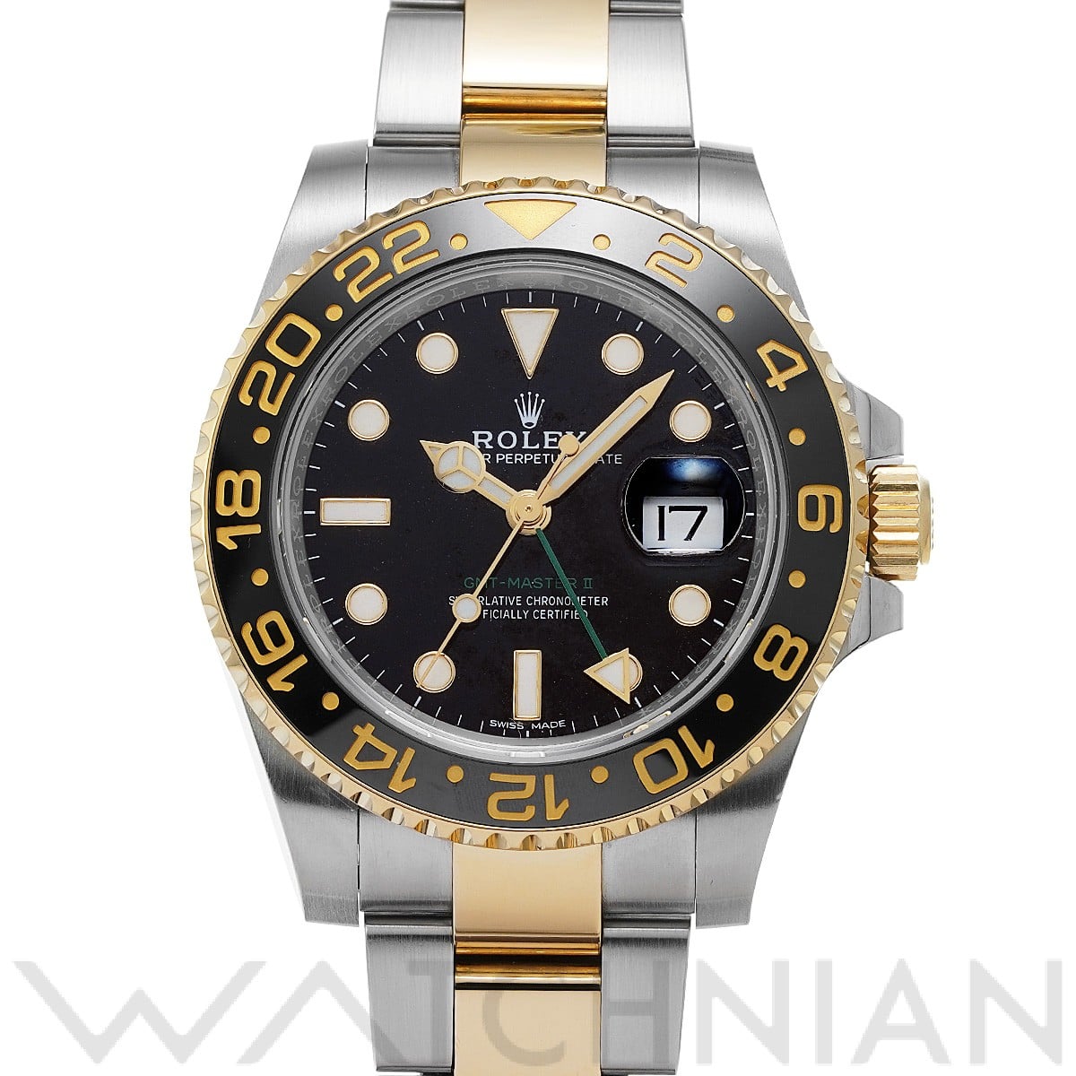 ロレックス GMTマスターII 116713LN ブラック メンズ 時計 【中古】【wristwatch】