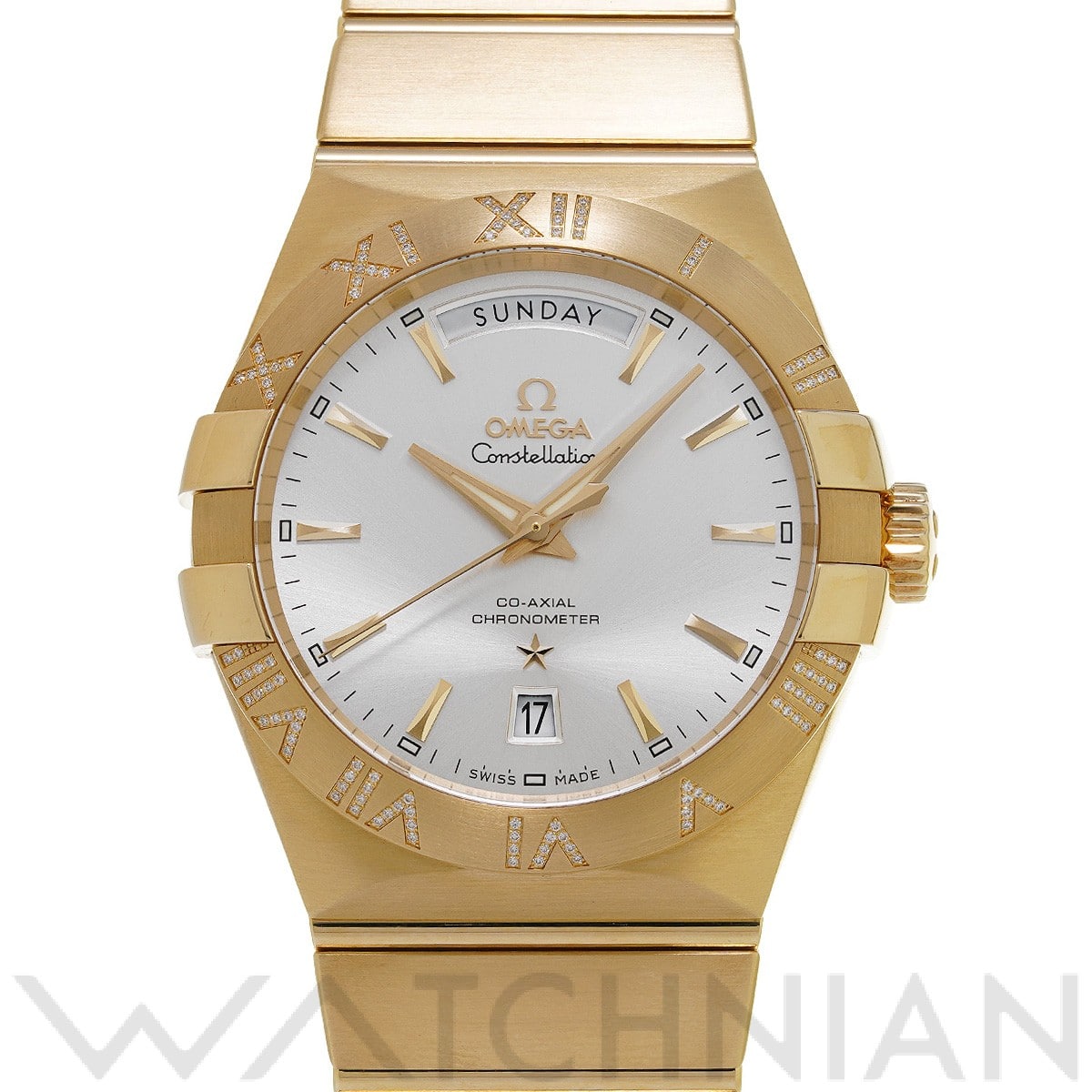 オメガ / OMEGA コンステレーション コーアクシャル デイデイト 123.55.38.22.02.002 シルバー メンズ 時計 【中古】【wristwatch】