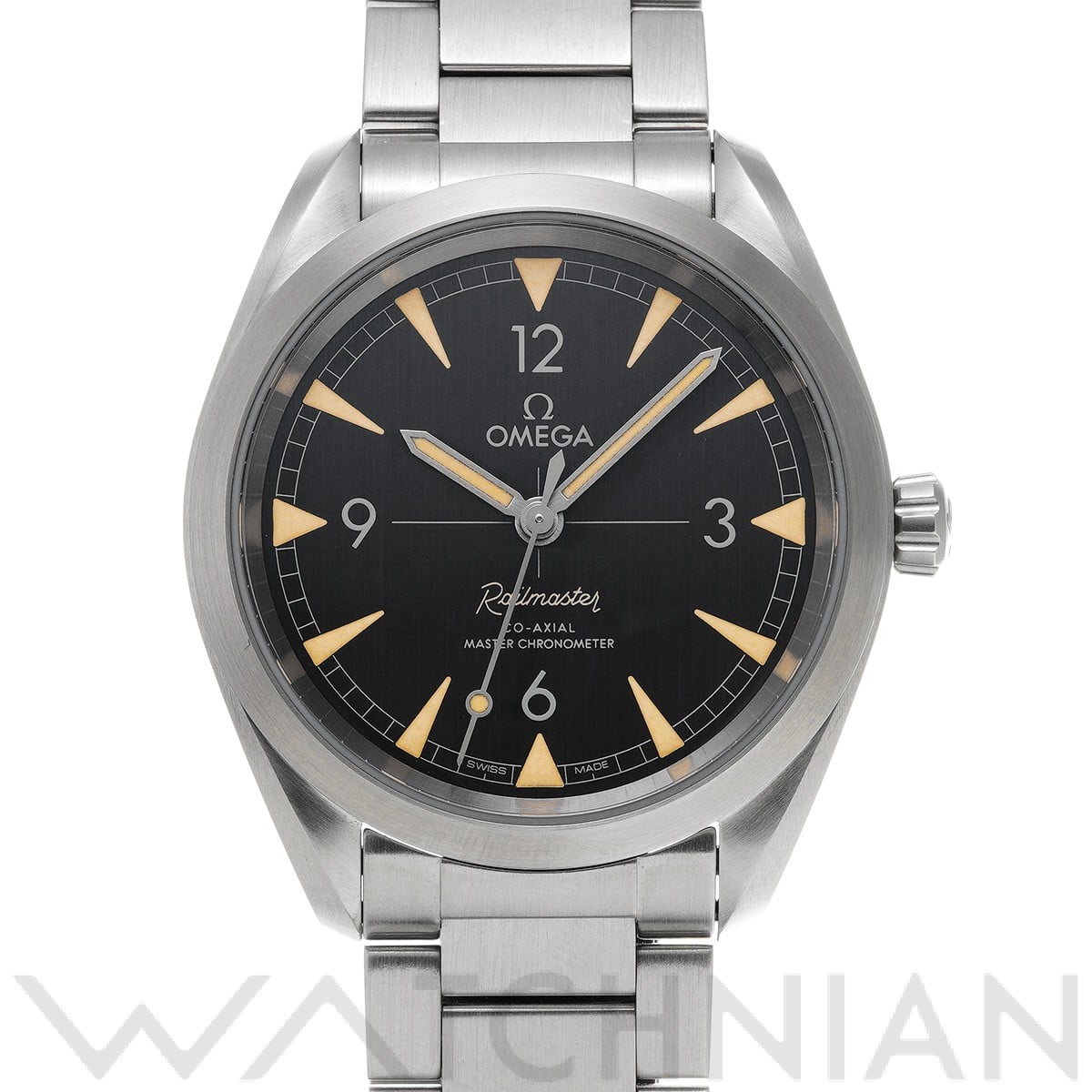 オメガ / OMEGA シーマスター レイルマスター コーアクシャル マスタークロノメーター 220.10.40.20.01.001 ブラック メンズ 時計 【中古】【wristwatch】