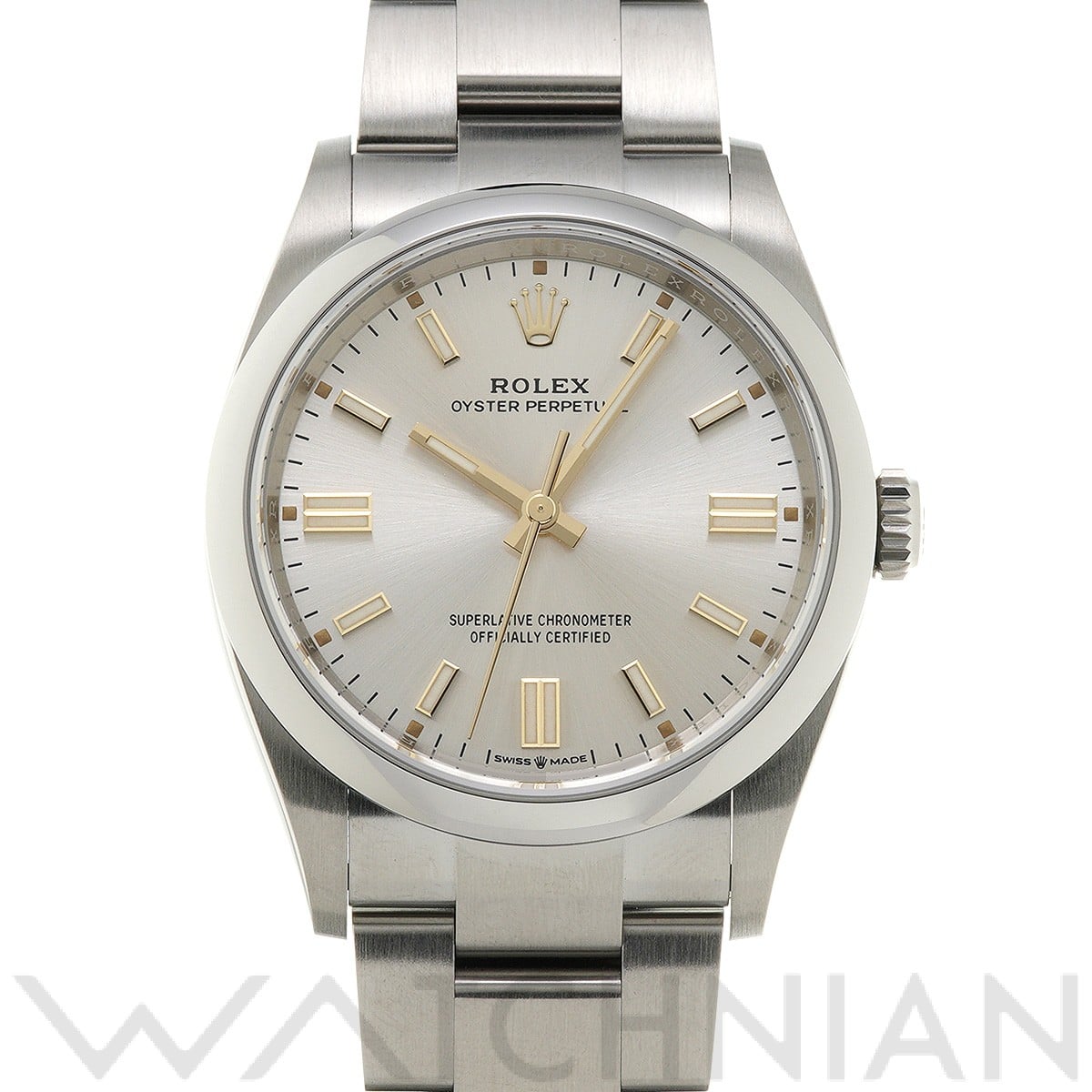 ロレックス オイスターパーペチュアル 36 126000 シルバー メンズ 時計 【中古】【wristwatch】