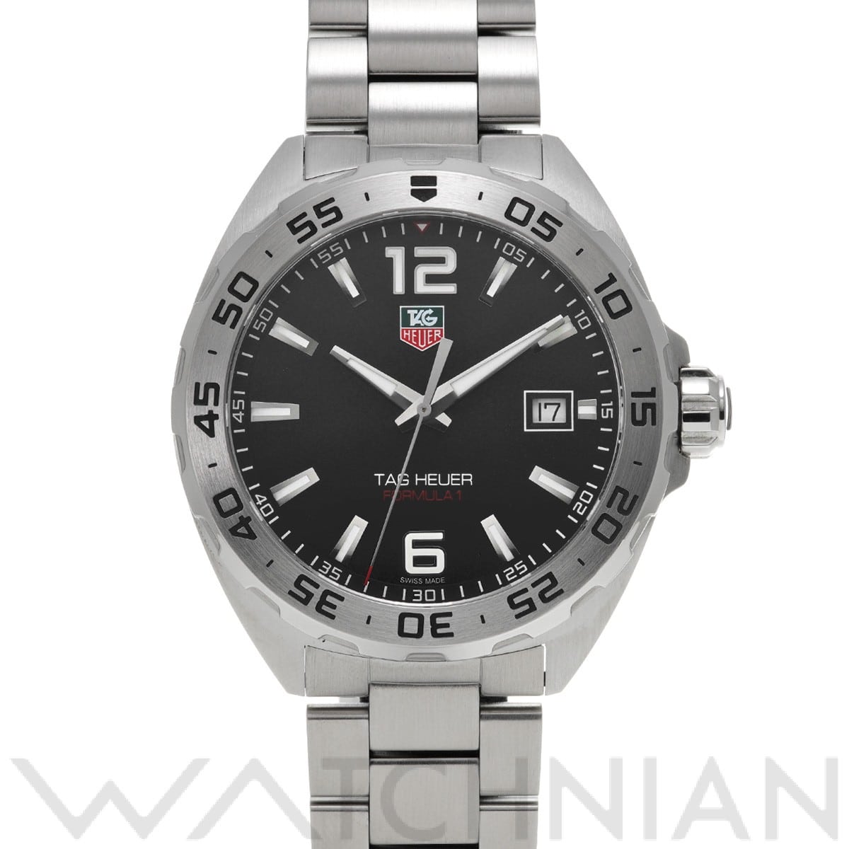 タグ ホイヤー / TAG HEUER フォーミュラ1 クォーツ WAZ1112.BA0875 ブラック メンズ 時計 【中古】【wristwatch】