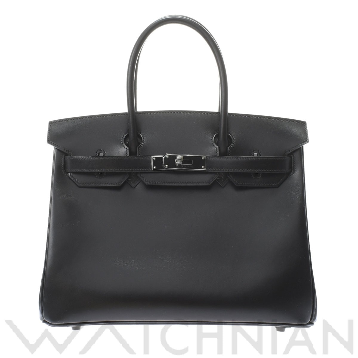 エルメス バーキン 30 ソーブラック/ブラック金具 ボックスカーフ レディース バッグ 【未使用】【bag】
