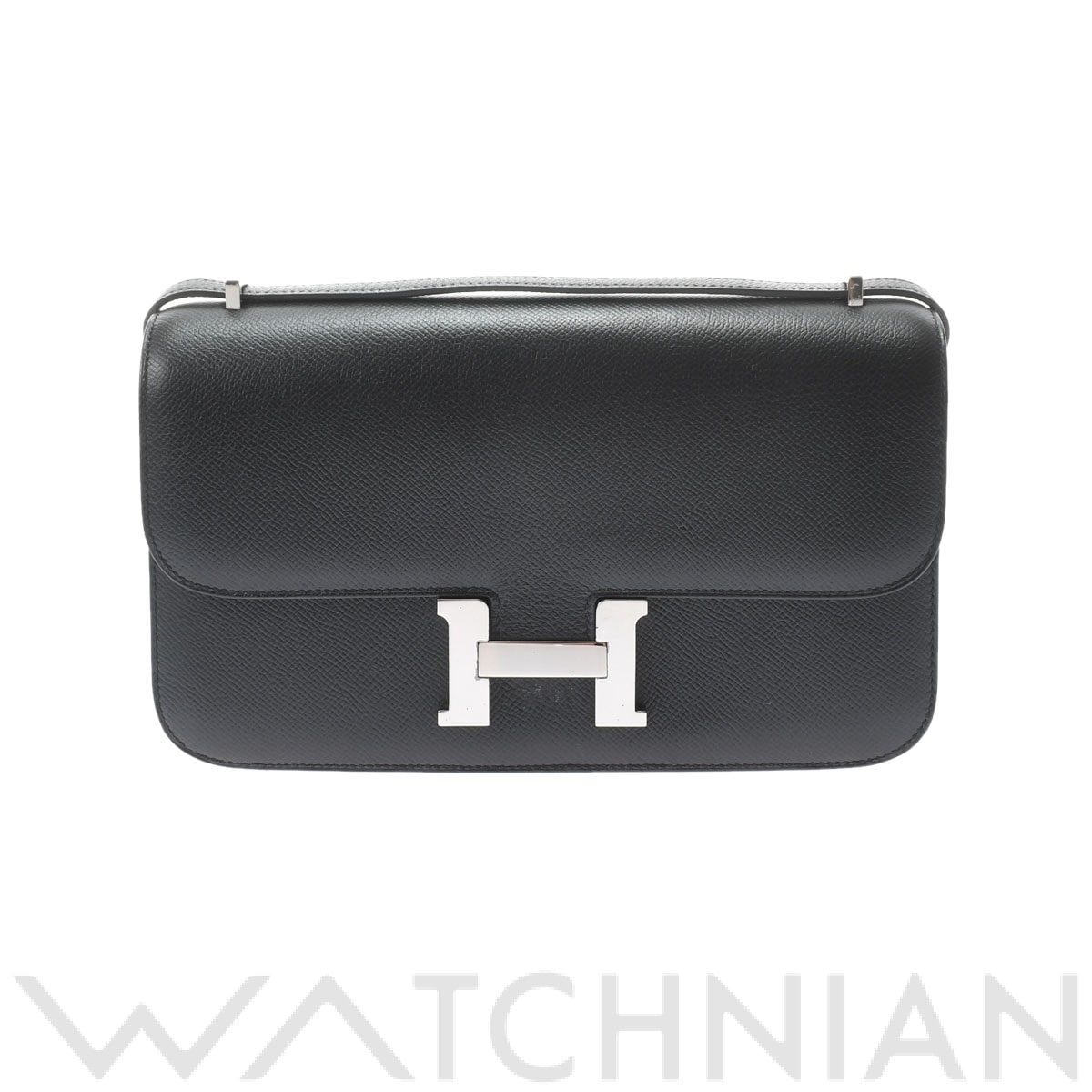コンスタンス エラン ブラック/パラジウム金具 ヴォーエプソン HERMES エルメス レディース 【中古】