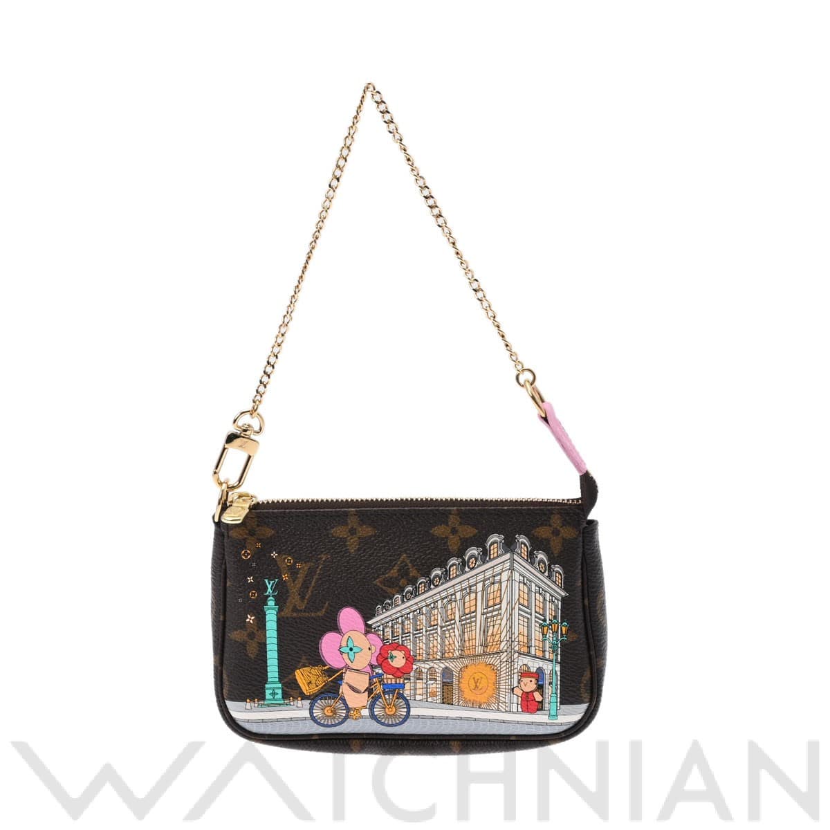 ルイ ヴィトン / LOUIS VUITTON モノグラム ミニポシェットアクセソワール ブラウン/ヴィヴィエンヌ M81760 モノグラムキャンバス レディース 【未使用】【bag】