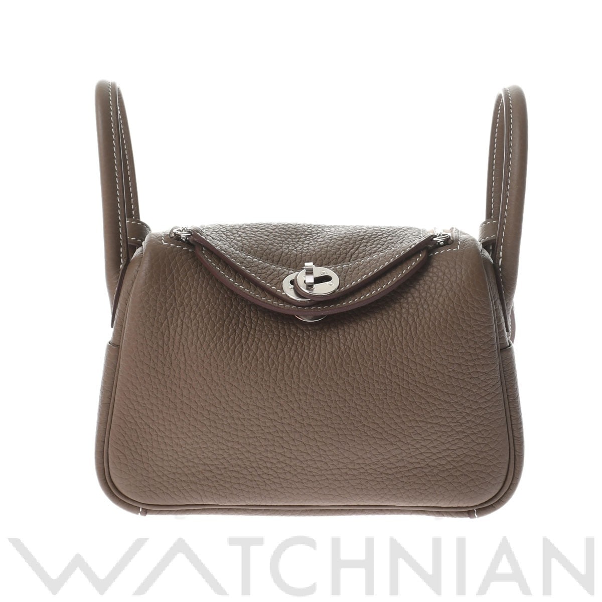 リンディ ミニ エトゥープ/パラジウム金具 トリヨンクレマンス HERMES エルメス レディース 【新品】