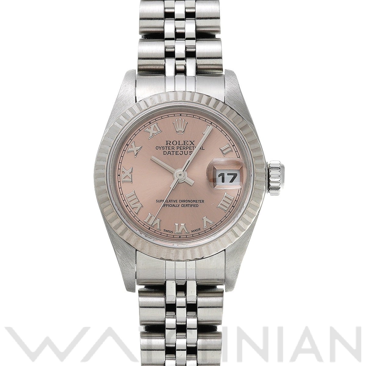 ロレックス デイトジャスト 79174 ピンク レディース 時計 【中古】【wristwatch】