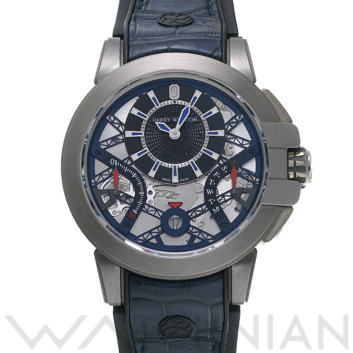 ハリー ウィンストン オーシャン プロジェクト Z10 OCEABI42ZZ001 ブラック メンズ 時計 【中古】【wristwatch】