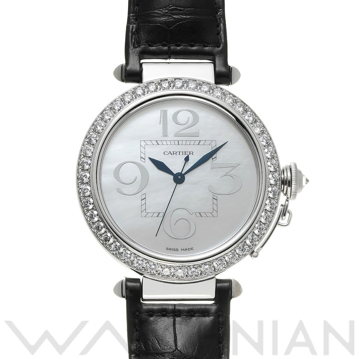 カルティエ / CARTIER パシャ 42mm WJ124004 ホワイトシェル メンズ 時計 【中古】【wristwatch】