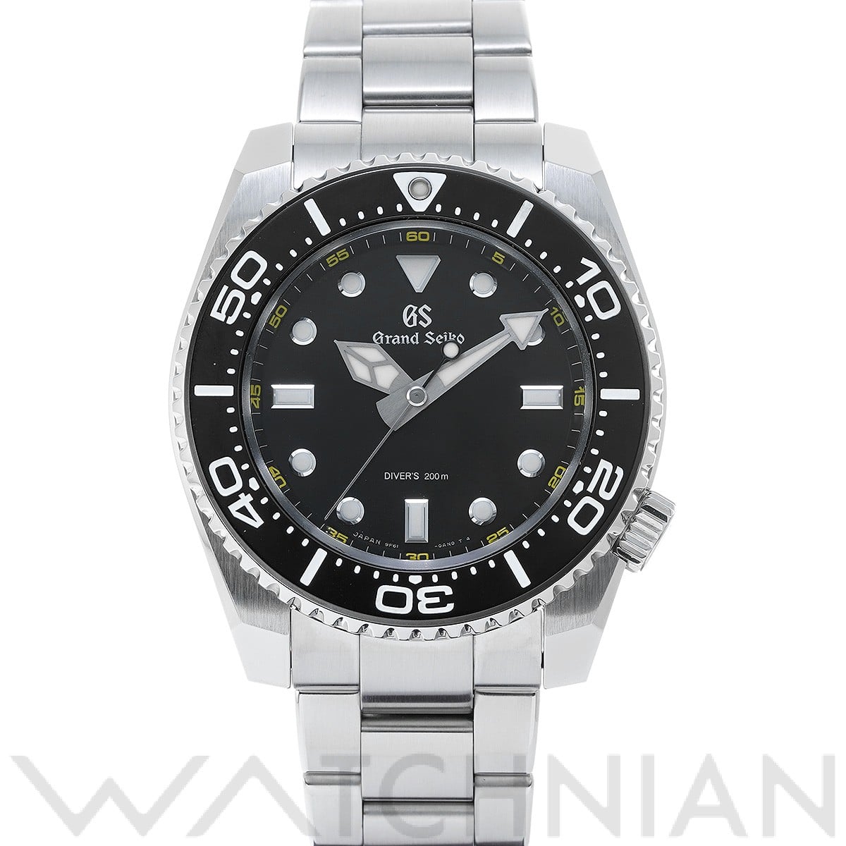 グランドセイコー / Grand Seiko スポーツコレクション クォーツ タフGS SBGX335 ブラック メンズ 時計 【中古】【wristwatch】