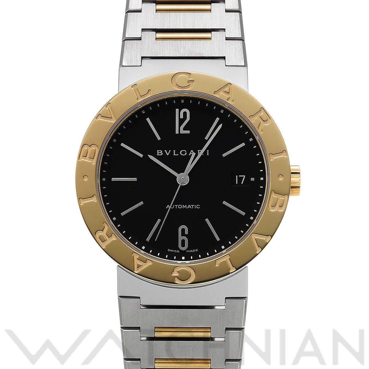 ブルガリ / BVLGARI ブルガリブルガリ BB38SG ブラック メンズ 時計 【中古】【wristwatch】
