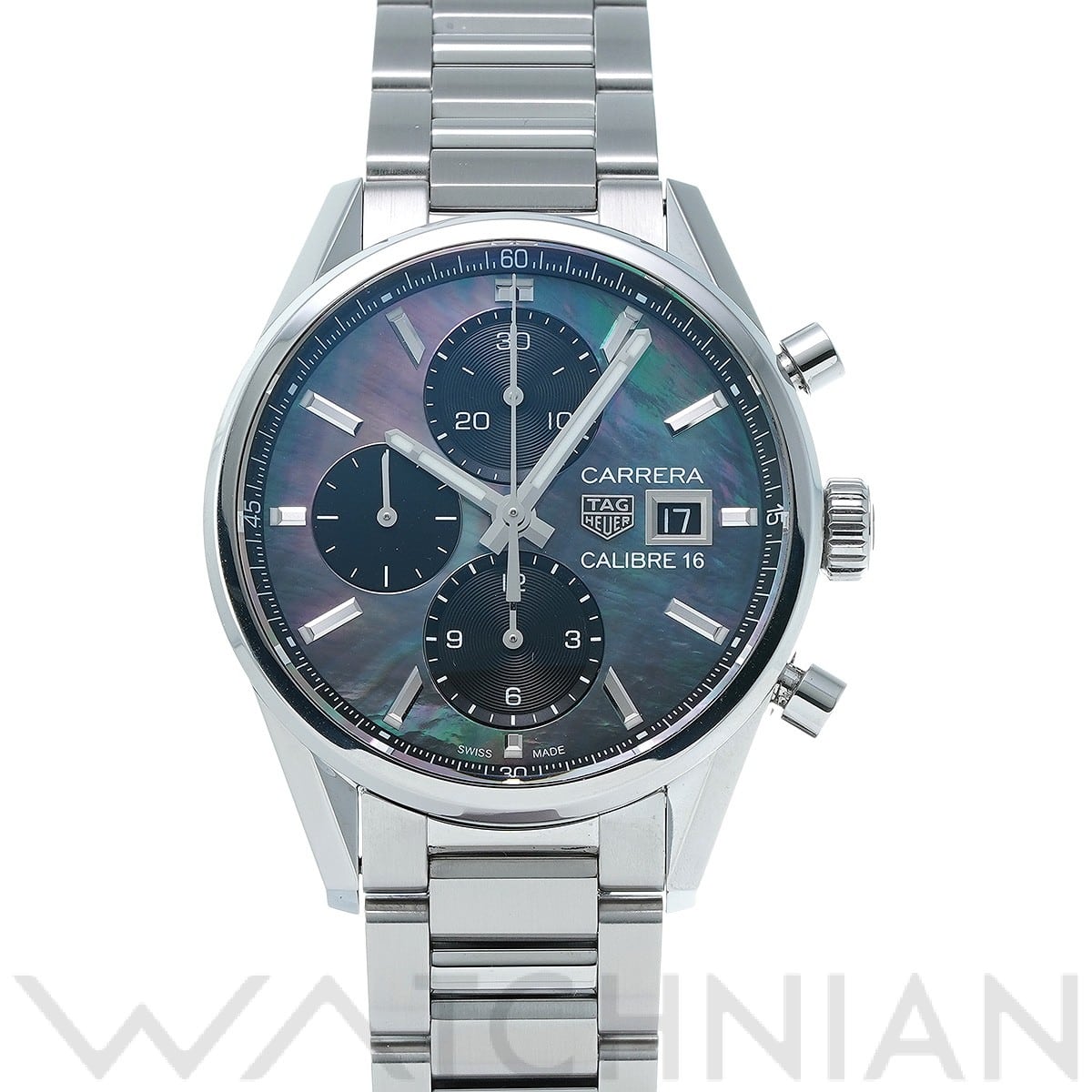 タグ ホイヤー / TAG HEUER カレラ キャリバー16 クロノグラフ CBK2116.BA0715 ブラックシェル/ブラック メンズ 時計 【中古】【wristwatch】