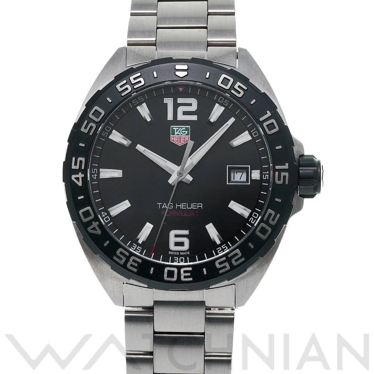 タグ ホイヤー / TAG HEUER フォーミュラ1 クォーツ WAZ1110.BA0875 ブラック メンズ 時計 【中古】【wristwatch】