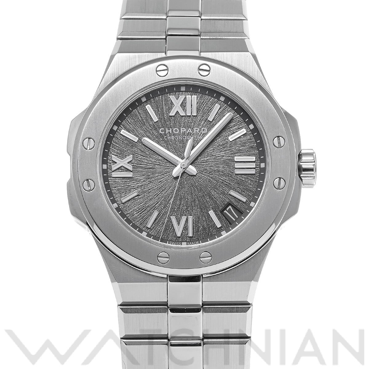 ショパール アルパイン イーグル 41 298600-3002 グレー メンズ 時計 【中古】【wristwatch】