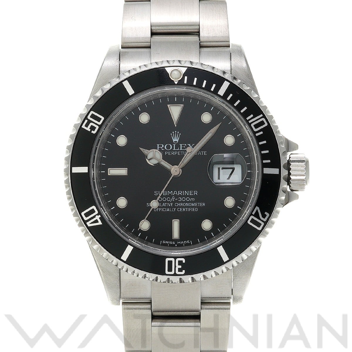 サブマリーナ デイト 16610 V番(2009年頃製造) ブラック ロレックス ROLEX メンズ 【中古】