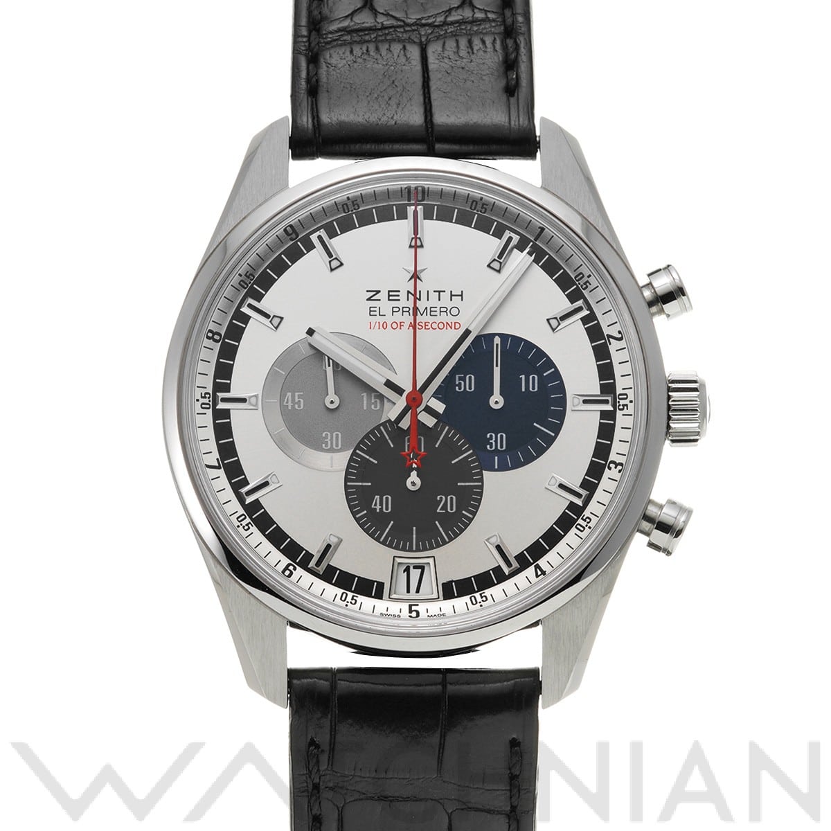 クロノマスター エル・プリメロ ストライキング 03.2041.4052/69.M2040　 シルバー ゼニス ZENITH メンズ 【中古】