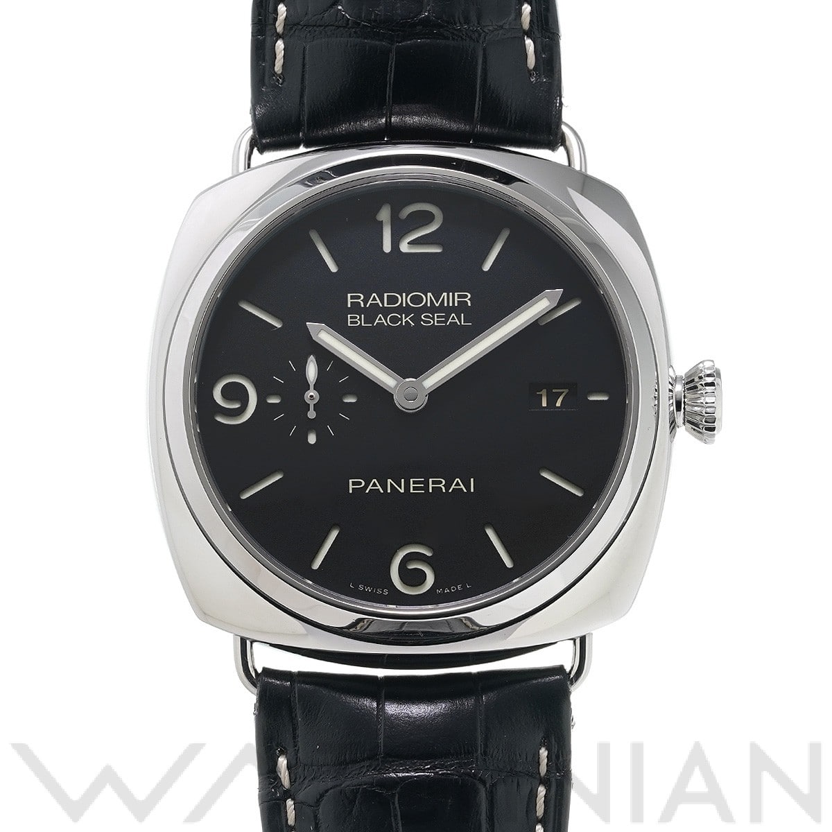 パネライ / PANERAI ラジオミール ブラックシール 3デイズ オートマティック アッチャイオ PAM00388 ブラック メンズ 時計 【中古】【wristwatch】