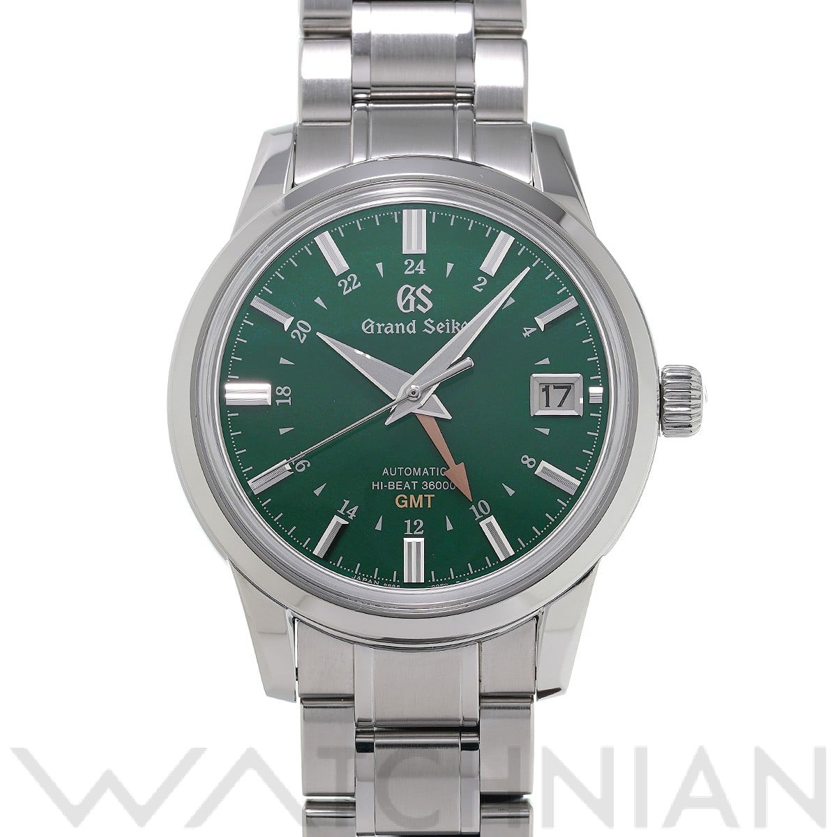 グランドセイコー / Grand Seiko エレガンスコレクション メカニカル ハイビート36000 GMT SBGJ251 グリーン メンズ 時計 【中古】【wristwatch】