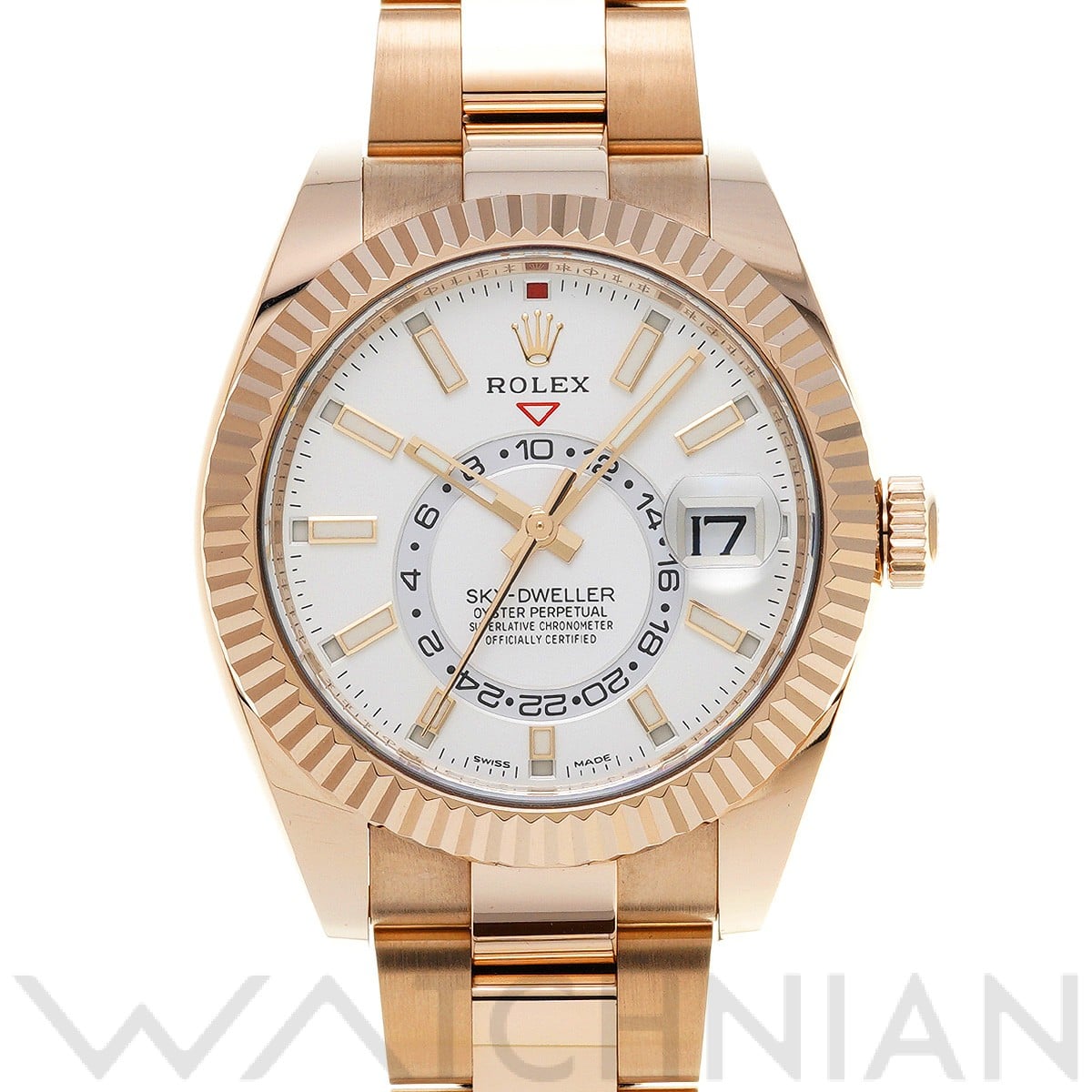 スカイドゥエラー 326935 ランダムシリアル ホワイト ロレックス ROLEX メンズ 【中古】