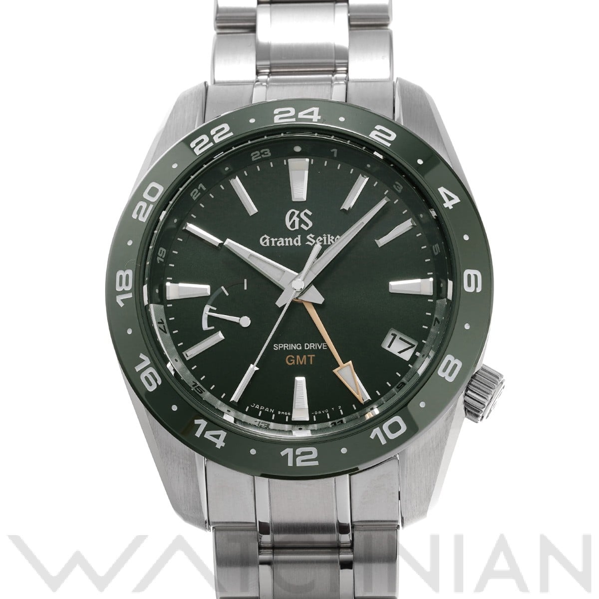 グランドセイコー / Grand Seiko スポーツコレクション スプリングドライブ GMT SBGE257 グリーン メンズ 時計 【中古】【wristwatch】