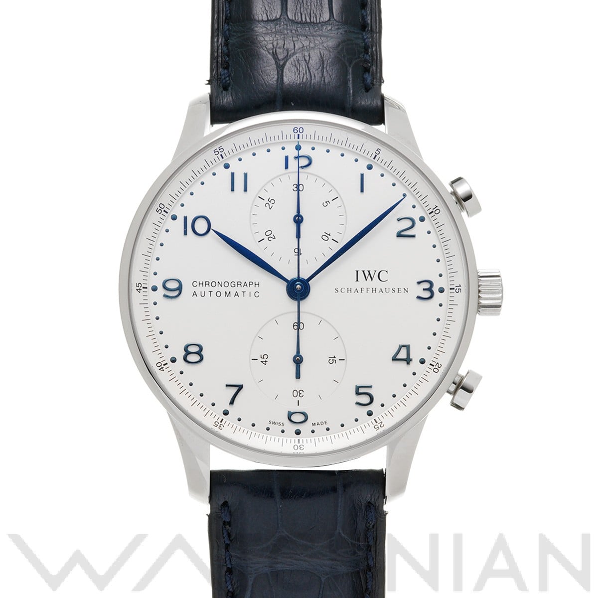 ポルトギーゼ クロノグラフ IW371446 シルバー インターナショナルウォッチカンパニー IWC メンズ 【中古】