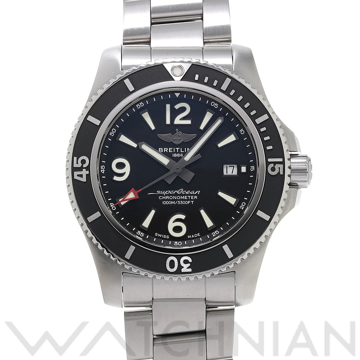 ブライトリング / BREITLING スーパーオーシャン II オートマチック 44 A17367D71B1A1 ブラック メンズ 時計 【中古】【wristwatch】