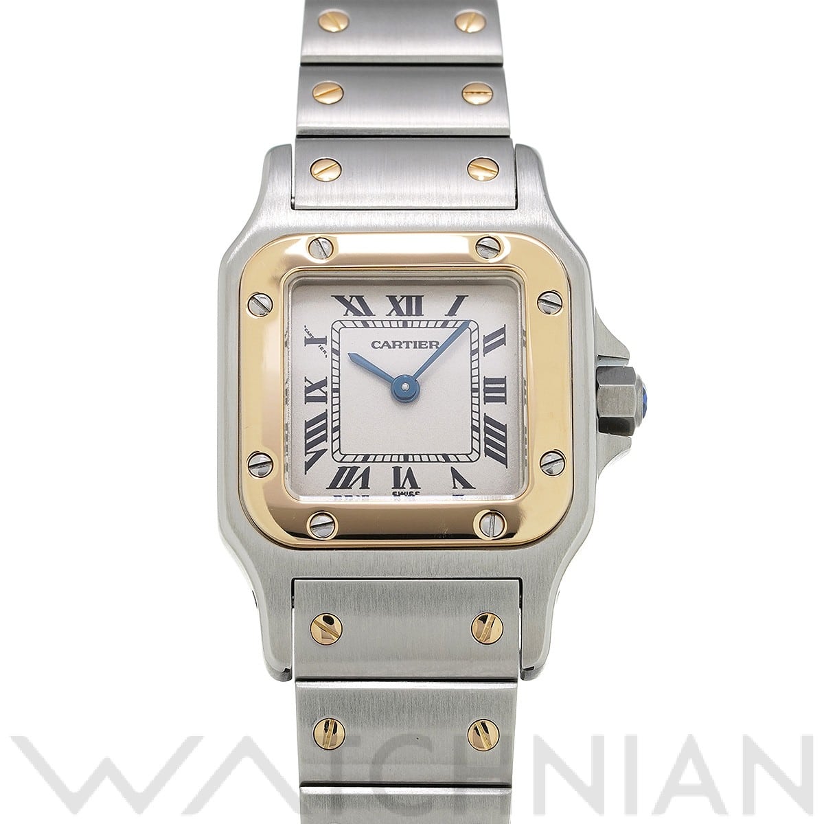 カルティエ サントス ガルベ SM W20012C4 シルバー レディース 時計 【中古】【wristwatch】