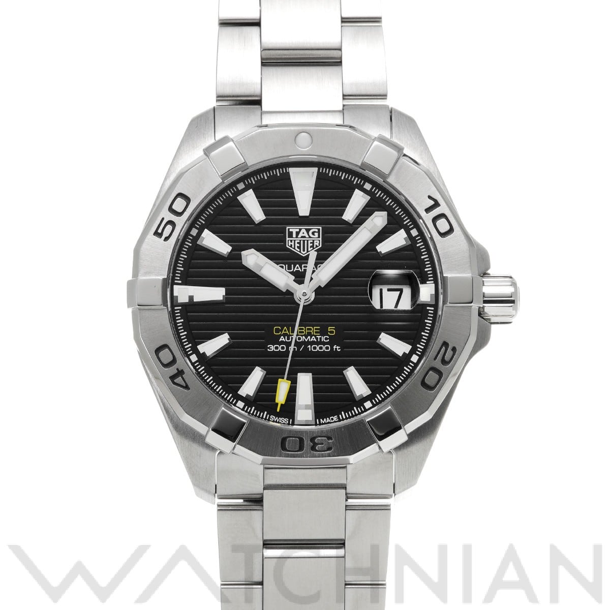 タグ ホイヤー / TAG HEUER アクアレーサー キャリバー5 WBD2110.BA0928 ブラック メンズ 時計 【中古】【wristwatch】