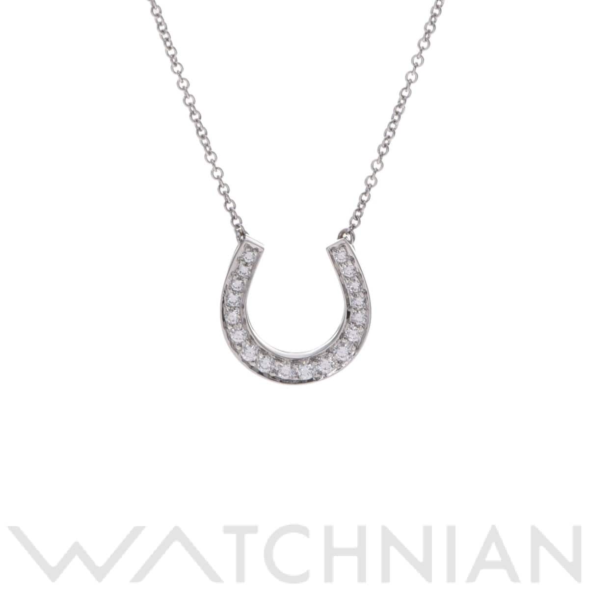 ティファニー ホースシュー ネックレス シルバー Pt950プラチナ レディース ジュエリー 【中古】【jewelry】