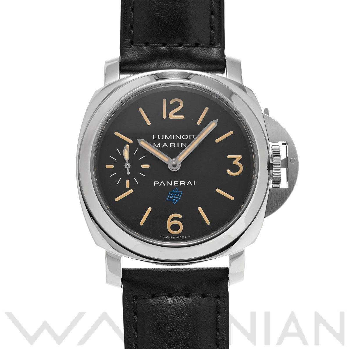 ルミノールマリーナ ロゴ アッチャイオ PAM00631 T番(2017年製造) ブラック パネライ PANERAI メンズ 【中古】