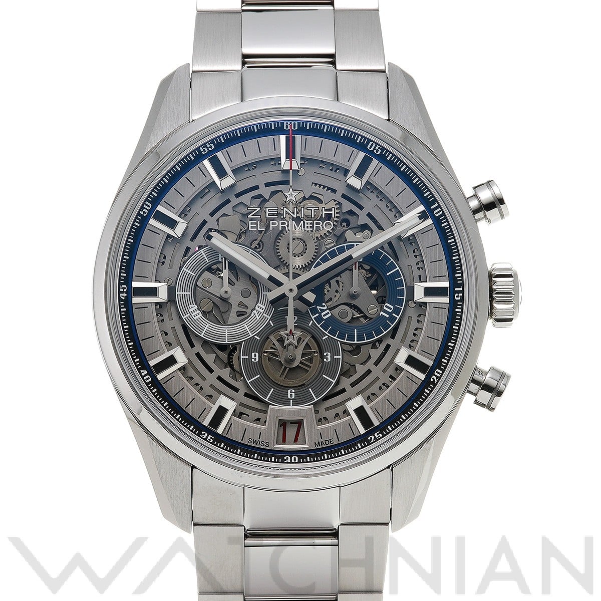 ゼニス / ZENITH クロノマスター エル・プリメロ フルオープン 03.2081.400/78.M2040 スケルトン メンズ 時計 【中古】【wristwatch】