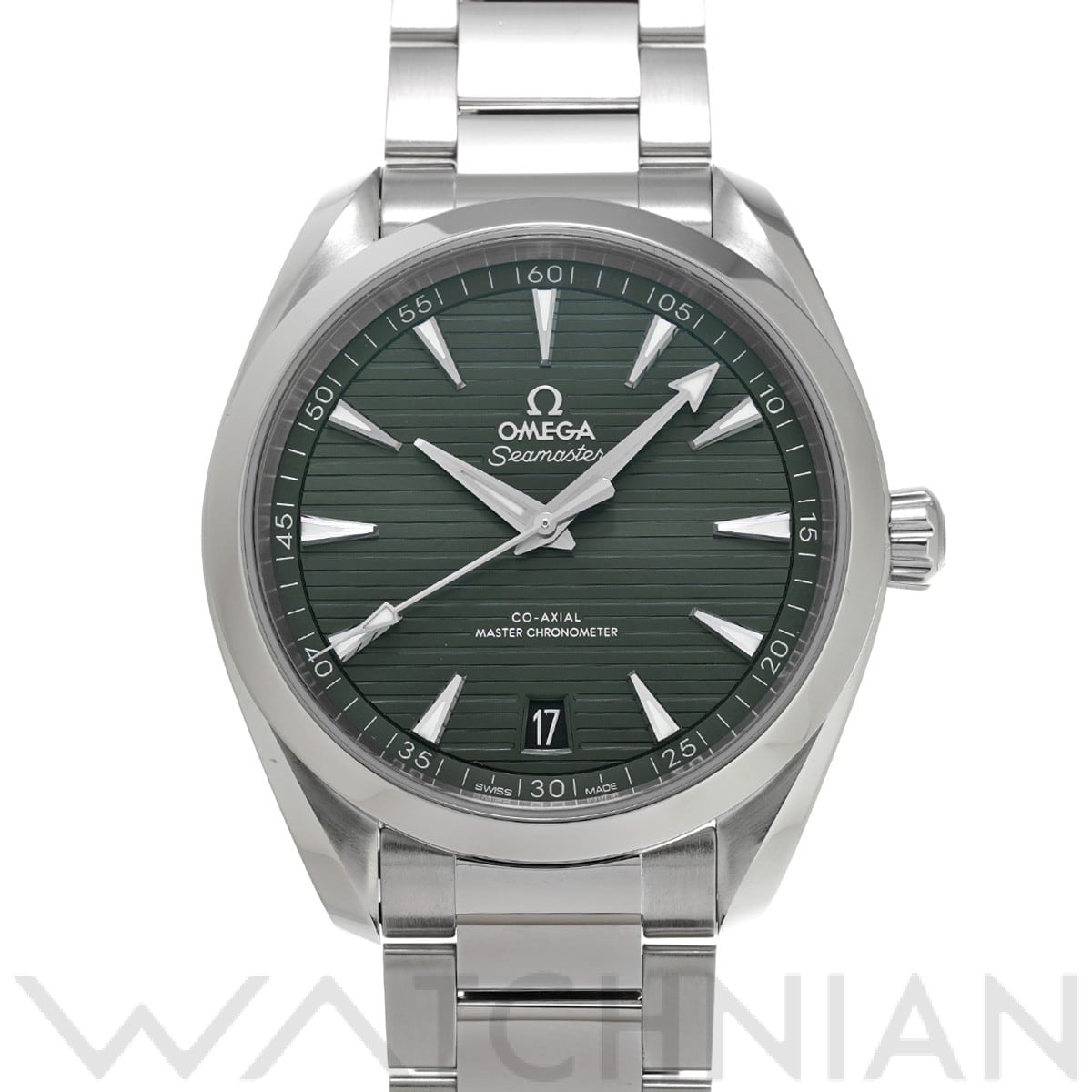 オメガ / OMEGA シーマスター アクアテラ コーアクシャル マスタークロノメーター 220.10.41.21.10.001 グリーン メンズ 時計 【中古】【wristwatch】